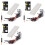 3X 3.3V/5V MB102 Breadboard Power Module+Solderless 830Points Bread Board +65 Jumper Wimper 2
