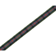 (10 Meter) Flower of Scotland Polyester Tartan Ribbon - 7mm - Multiple Lengths