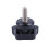 M6 x 15mm Male Thread Screw Star  Locking Screw Handle Black 2 Pcs 3