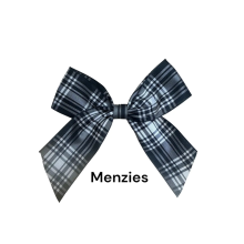 (Menzies, 10) Polyester Tartan Ribbon Bows - 38mm
