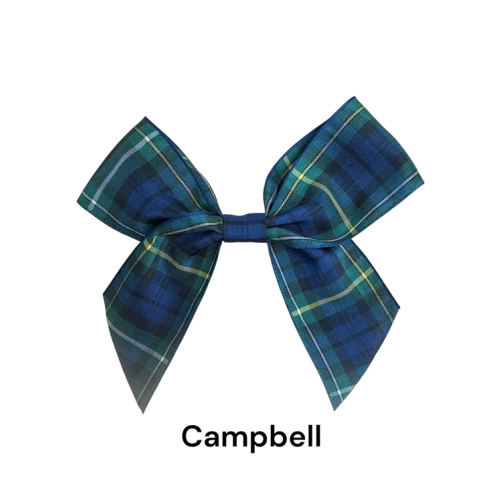 (Campbell, 20) Polyester Tartan Ribbon Bows - 38mm