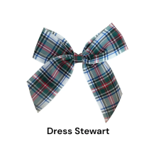 (Dress Stewart, 20) Polyester Tartan Ribbon Bows - 38mm