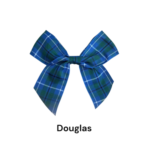 (Douglas, 5) Polyester Tartan Ribbon Bows - 38mm