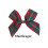 (MacGregor, 20) Polyester Tartan Ribbon Bows - 25mm 1
