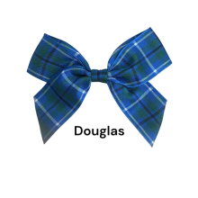 (Douglas, 20) Polyester Tartan Ribbon Bows - 25mm