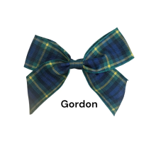 (Gordon, 20) Polyester Tartan Ribbon Bows - 25mm