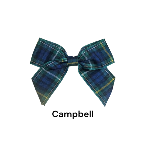 (Campbell, 5) Polyester Tartan Ribbon Bows - 25mm