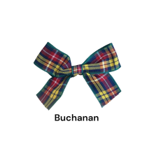 (Buchanan, 5) Polyester Tartan Ribbon Bows - 25mm