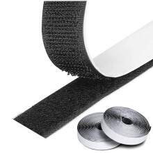 5 Mètres Scratch Autocollant Extra Fort Noir Double Face Bande Scotch Scratch Adhésive Ultra Puissant 2 Rouleau Ruban