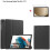 11 Inch PU Leather Case with Screen Protector for Galaxy Tab A9 Plus, Slim Protective Folio Cover for Tablet 1