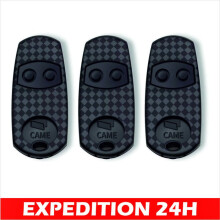 Gate Remote Control, 4 Channel 433.92 MHz Black Garage Door Opener Compatible with Top 432EV