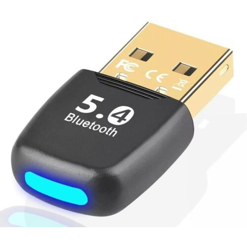 Bluetooth 5.4 USB Adapter for PC, Plug and Play Wireless Receiver for Keyboard, Mouse, Headset and Game Controller on Wi