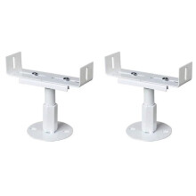 Floor Mounting Feet Kit for Radiators, 2 Adjustable Aluminium Support Brackets for Stable Installation