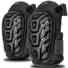 Knee Pads for Work, Comfortable Foam Padding, Durable Protective Kneepads for Floor Laying, Gardening, and Construction