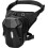 Motorcycle Leg Bag, Black Multi-Function Thigh Pouch with Expandable Pocket and Removable Strap 1