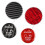 for  Focus  Carbon Fiber Sticker Car Engine Start Button Ignition Device  Cover Interior Trim Black 5