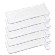 Pacote com 5 panos de microfibra para limpador a vapor SC2, SC3, SC4 e SC5 da linha EasyFix. Panos de reposição para limpadores a vapor da s