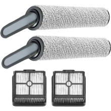 2 escovas rotativas e 2 filtros HEPA para Dreame H12, M12, H11 Core, não H12 Pro