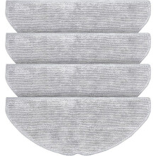 Panos de substituição para esfregões de aspirador robô, panos de limpeza de microfibra laváveis para pisos duros domésticos, compatíveis com