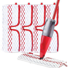 Kit de 4 Refis para Mop Spray, Panos de Substituição Reutilizáveis Compatíveis com Mops, Duráveis e Absorventes para Limpeza Fácil do Chão