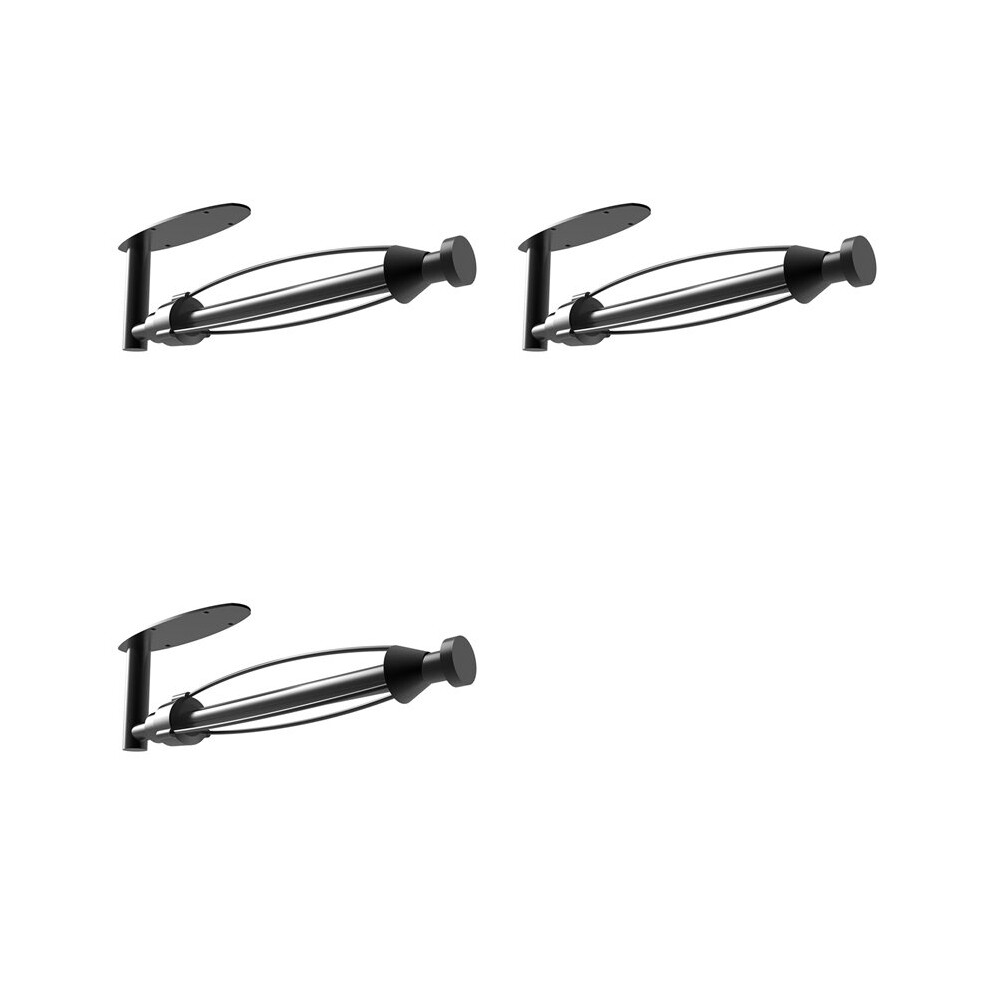 3X Paper Towel Holder Under Cabinet Wall Mount Paper Towel Holder With Damping Kitchen Under Counter Paper Towels Rack 6031529386652