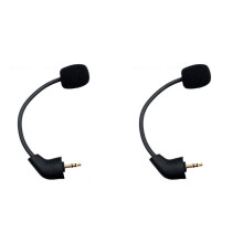 2X Ersatz für 3,5-mm-Mikrofon für New X Cloud II Game-Headsets, Gaming-Kopfhörer-Mikrofon