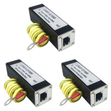 3X POE 1000M Network Protector POE 1000M Monitor Kamera ÜBerspannungsschutz RJ45 Gigabit Ethernet Protection Device Arrester