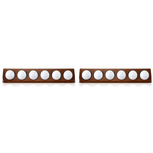2X Wooden   Display Case 6 Standard Size Wall Mount   Stand Holder Display