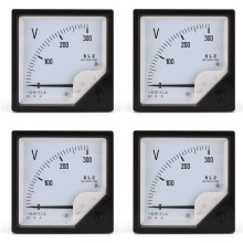 4X 6L2 Voltmeter AC 300V Pointer Type Voltage Meter Mechanical Header