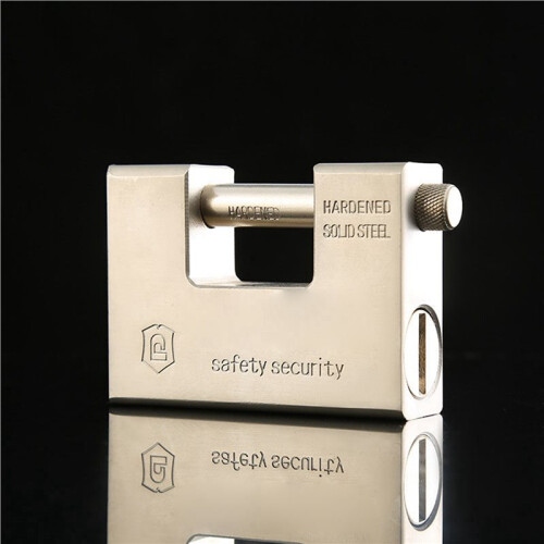 2X Heavy Duty Armoured Padlock Security Lock Container Warehouse 8 Keys 94MM 2