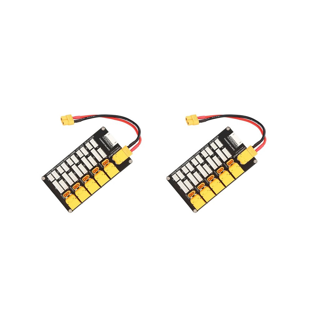 2X Lipo Battery Charging Board Parallel Xt30 Xt60 Plug 2Â6S Lithium Batteries For Imax B6 Charger Electronic Components 6031340516665