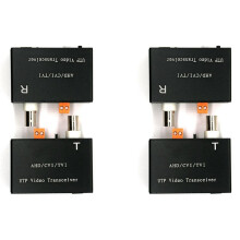 2X Trasmettitore Twisted Pair Video Attivo A 1 Canale per Telecamere CCTV UTP Long Range AHD TVI CVI CVBS 5MP