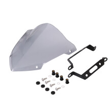 Defletor de Vento Do Para-Brisa da Motocicleta para MT-07 MT07 MT 07 2018-2020 (Cinza Transparente)