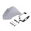 Motorcycle Windscreen Windshield Wind Deflector for  MT-07 MT07 MT 07 2018-2020(Transparent Grey) 1