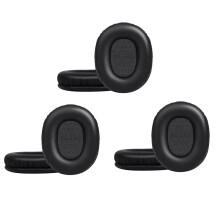 6x Replacement Earpads Compatible with ATH M50 M50X M50XBT M50RD M40X M30X M20X MSR7 SX1 Headphones