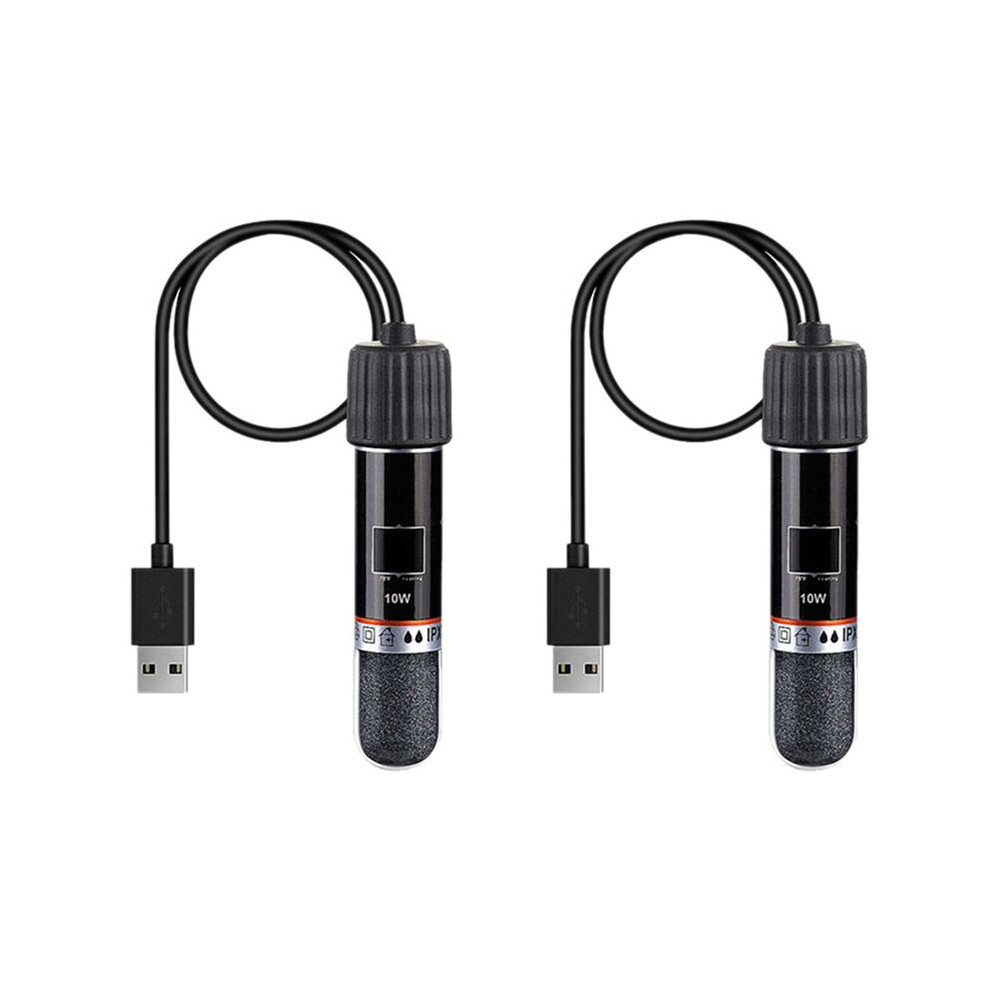 Photos - Other for Computer 2X USB Aquarium Heating Rod for Fish Tank 26C Constant Temperature Heater Submersible Thermostat Heater 10W
