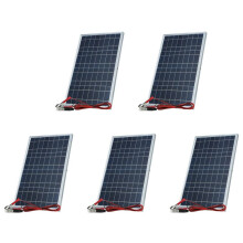 5X Kit de Panneau Solaire 12 V Complet Générateur de Cellules Solaires Rechargeables Extérieures Portables de Puissance 30 W pour la Maison