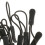 20x Anti-Slip Zipper Puller, Zipper, Zipper Extension Trailer, Practical and Robust for Back Pack, Jacket, Etc.- Black 6