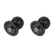 2X Aluminum Adapter 25mm Mount Base Motorcycle Phone Holder Handlebar Action Camera Accessories
