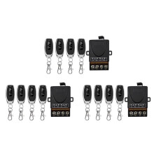 3X AC 220V 30A 1CH 433MHz Télécommande Sans Fil Interrupteur Relais Récepteur RF + Émetteur Marche/Arrêt A
