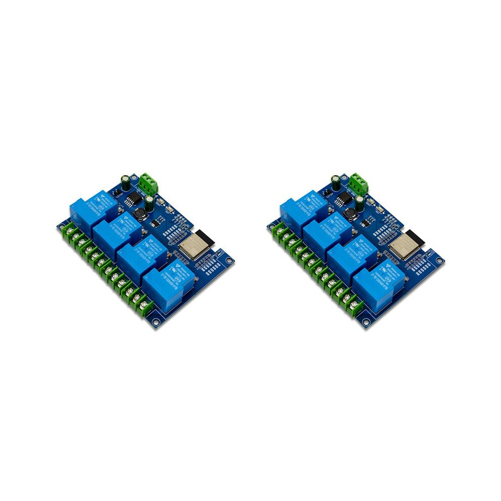2X 4 Channel Relay Module 30A Dc7-28/5V Wifi Relay Module Esp32-Wroom Development Board 6031377035177