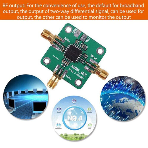 4X AD831 High Frequency Transducer RF Mixer Module 500MHz Bandwidth RF Frequency Converter 1