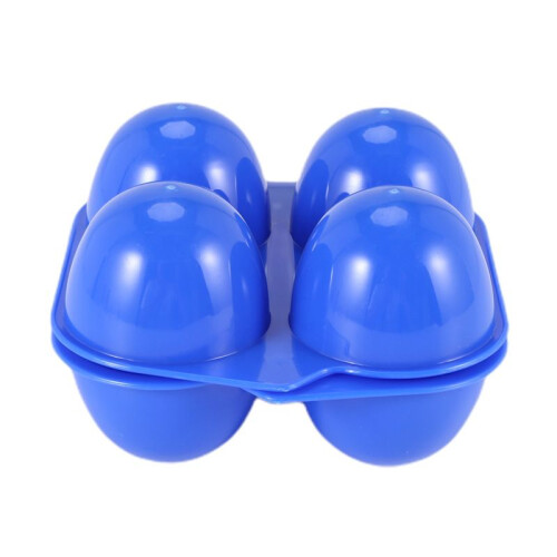 2X Camping Egg Box Plastic Egg Box Egg Storage Box Portable Egg Box 4 Egg Box 1
