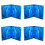 4X CD Storage Box 10-Piece Pack CD Case Plastic Double-Sided CD Storage Car CD Case Thickened DVD Case, 1