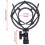 3X Microphone Shock Mount with Microphone Filter Windscreen Suspension Shock Mount Holder Clip 7