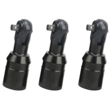 3X Cabezal de Llave de Trinquete Accionamiento Cuadrado de 3/8 Pulgadas 10Mm Resistente para Llave de Trinquete Eléctrica Inalámbrica Herramienta de