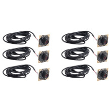 6PCS Camera Module 100 Degree OV9732 2M Cable 1280x720 30fps,Compatible for Autodarts.Io,USB Drive Free