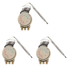 3X Freezer -30-+30 AC 250V 16A AC380V Temperature Capillary Thermostat
