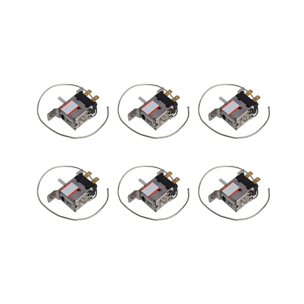 6X Wpf22a 2Pin Refrigerator Refrigeration Thermostat W 30Cm Metal Cord 6031453803287