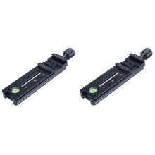 2st 140MM Nodal Rail Slide Quick Release QR-KläMma för Macro Panoramic Arca RR